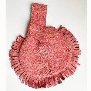 Fringed Boho Leather Handbag